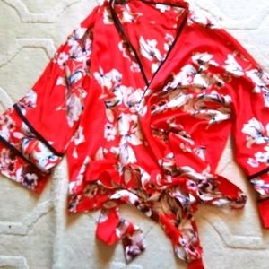 Gorgeous red Vici top worn once